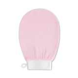 Gant exfoliant, peau satin