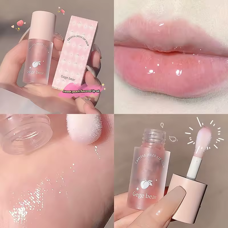 Huile à Lèvres Teintée, Soin & Brillance | GegeBear